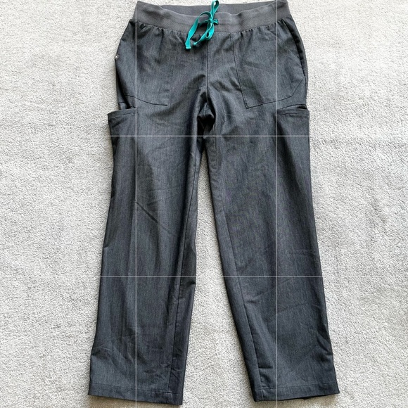 FIGS TECHNICAL COLLECTION PANTS SIZE MEDIUM NURSE DOCTOR HOSPITAL SCRUBS - Picture 9 of 9